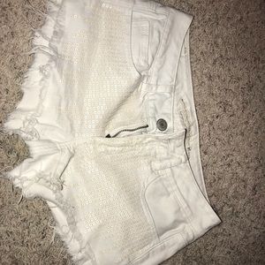 White American Eagle shorts with sequence
